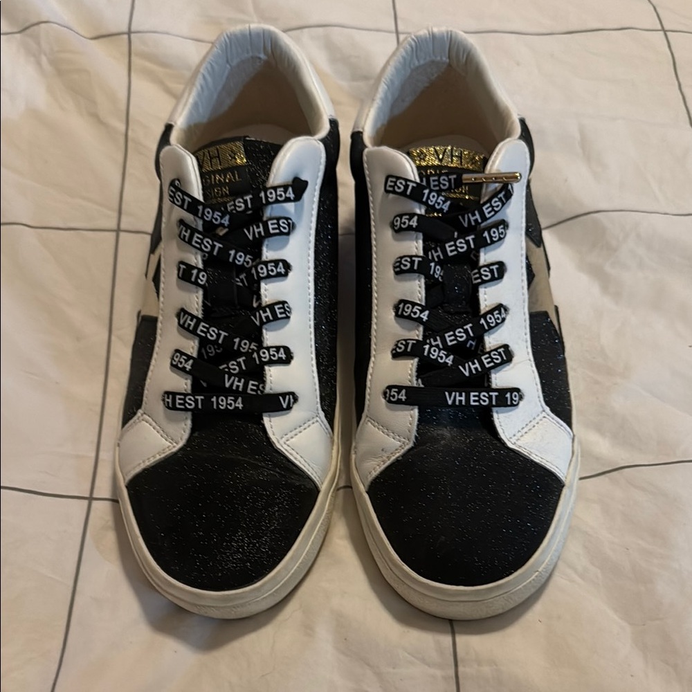 Vintage Havana‎ Black and White Sneakers Size 8.5